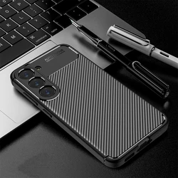 Ultra - Thin Armor Shockproof TPU Case - Stylish Protective Cover - Samsung S24 Plus (Black)