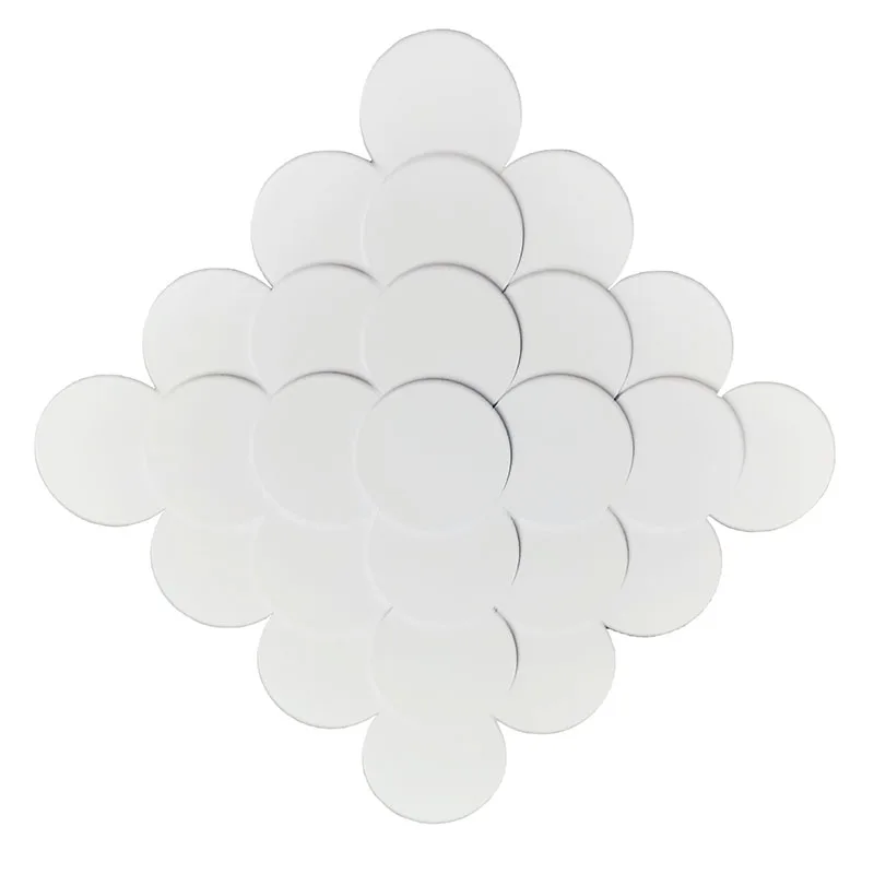 Pack of 5/10 25mm Rewritable RFID Adhesive Stickers