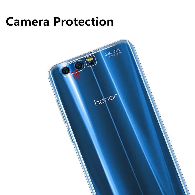 Transparent Soft TPU Phone Case - 360° Protective Silicone Back Cover