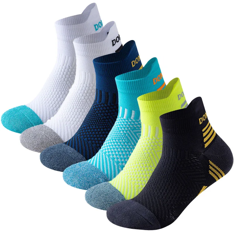 

Professional Marathon Running Sock Men Women Sports Fitness Thickened Cushioned Short Tube Low Cut Boat Ankle Socks Professiona