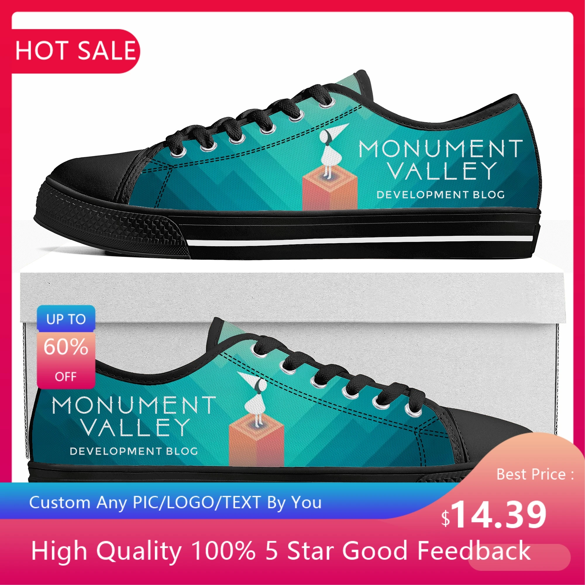 

Кроссовки унисекс низкие, с мультяшным принтом