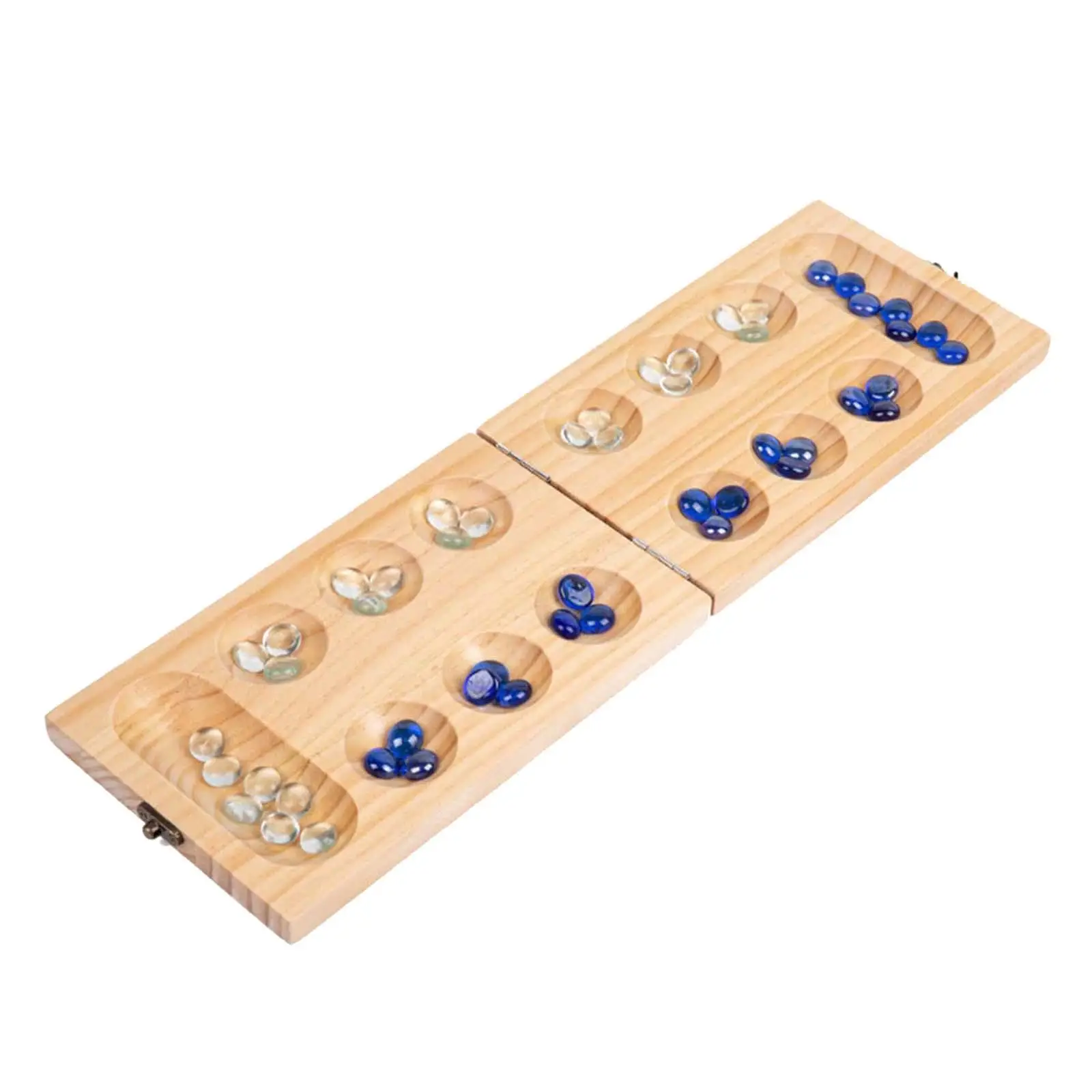 Wood Mancala Board Game Classic Tabletop Game Family Games for travel party 3