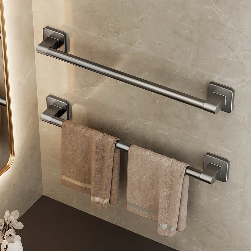 Dropship Towel Bar For Bathroom 16, Adhesive & Drilled Mounted