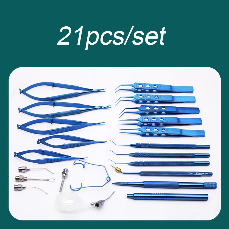 Ophthalmic Cataract Surgical Instrument Set 21pcs