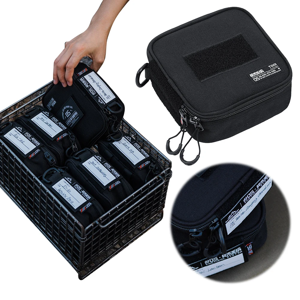 Molle Camping Storage Bag Wear-Resistant Outdoor Camping Organizer Multifunctional Storage Bag for Hiking