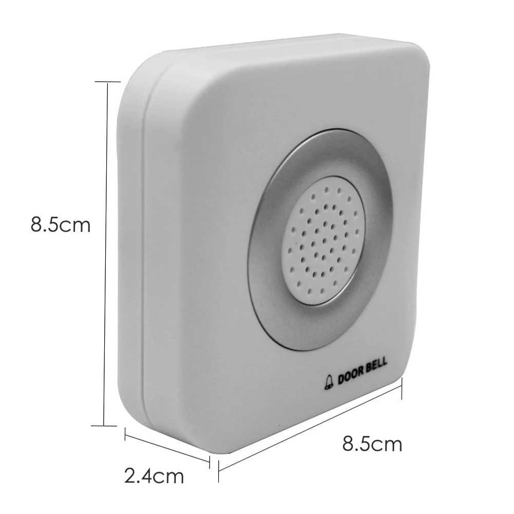 Wired Doorbell Front Door Bell DC12V 20mA Wired Four-Wire Dingdong Electronic Wall-mounted