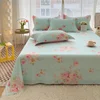 Bonenjoy 100% Cotton Bedsheet Floral Style Flat Sheet Skin-friendly Bed Linen Home Adults Kids Sheets (Pillowcase Need Order) 2