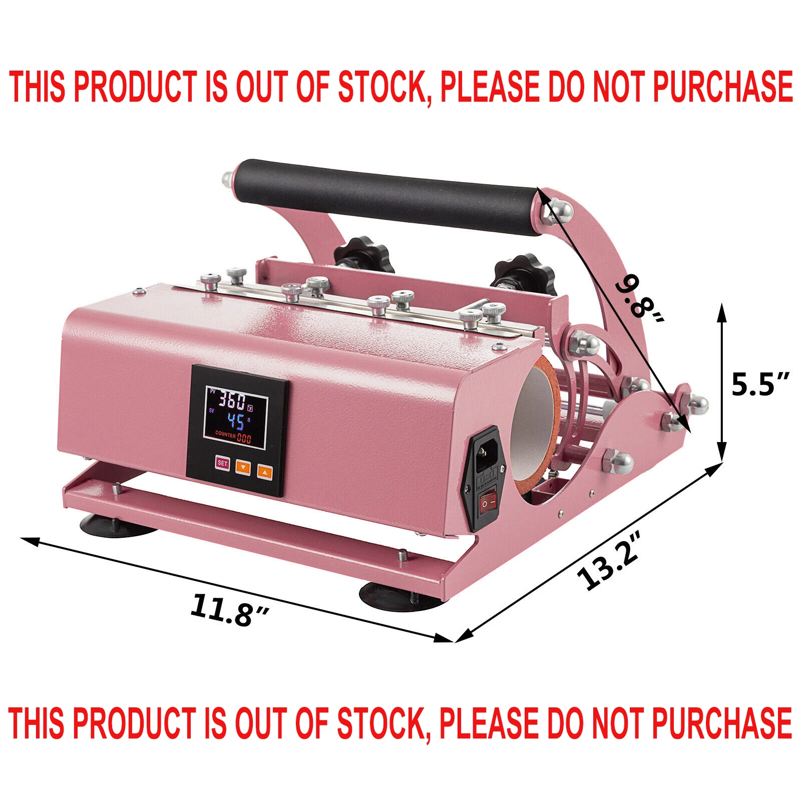 Versatile Tumbler Mug Heat Press Machine 30oz