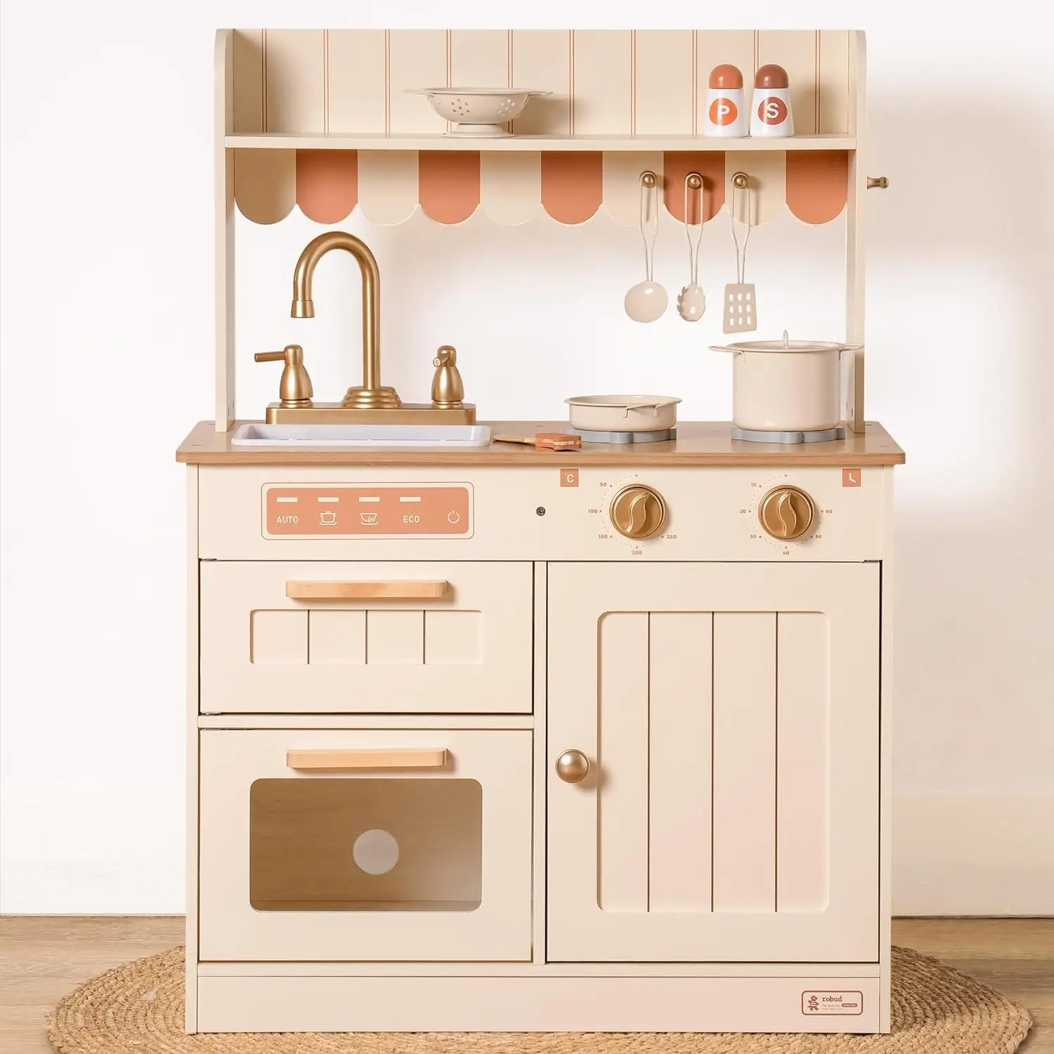 Wooden Kids Play Kitchen 1