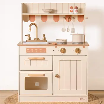 Wooden Kids Play Kitchen 1