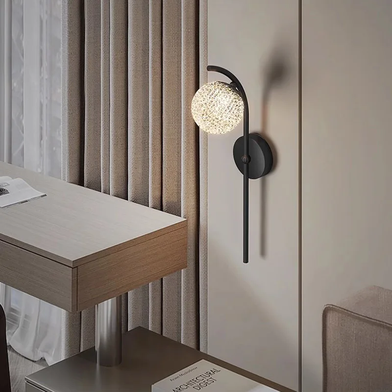 

LED Modern minimalist Wall Lamp Living Room TV Backdrop Ambient light Acrylic Bedside Lamp Hallway Aisle Decorative Wall Sconce