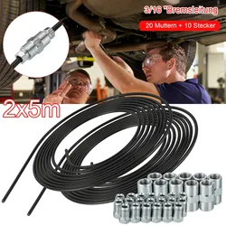 2pcs Car Brake Lines 5m 3/16