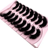 MKYDCG nouveau 8 paires de cils 3D vison cils épais 8D moelleux doux Extension de cils naturel faux cils maquillage vison cils 4