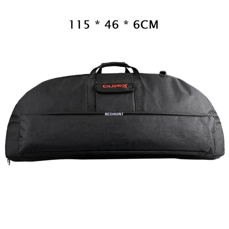 95CM/100CM/115CM Tactical Bow Bag Hunting Bow Case Soft Bow Case Compound Bow Carry Bag with Arrow Pocket Bow Storage Bag 5