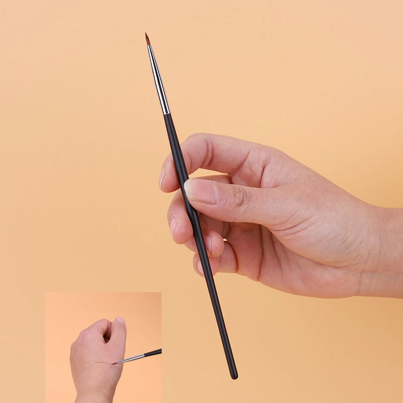 

Fine hair brush eye shadow eyeliner concealer brush sable hair eyeliner brush extremely fine portable detail makeup brush