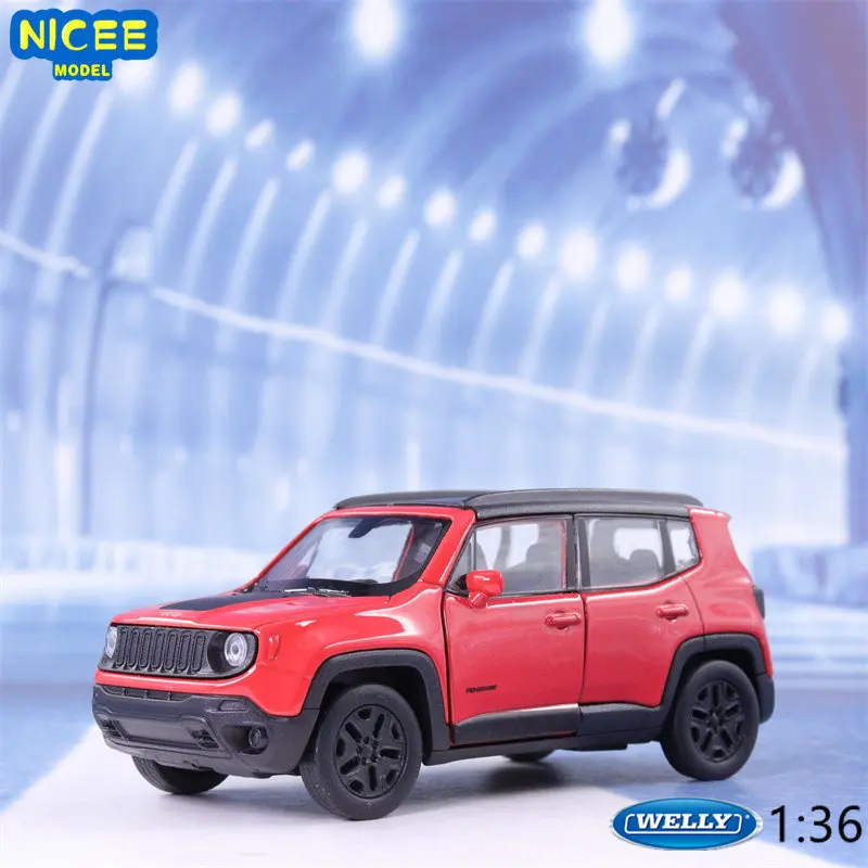 Welly 1:36 Jeep Renegade Trailhawk Alta Simulazione Pressofuso Auto In Lega Di Metallo Modello Di Auto Giocattoli Per Bambini Collezione Regali B119