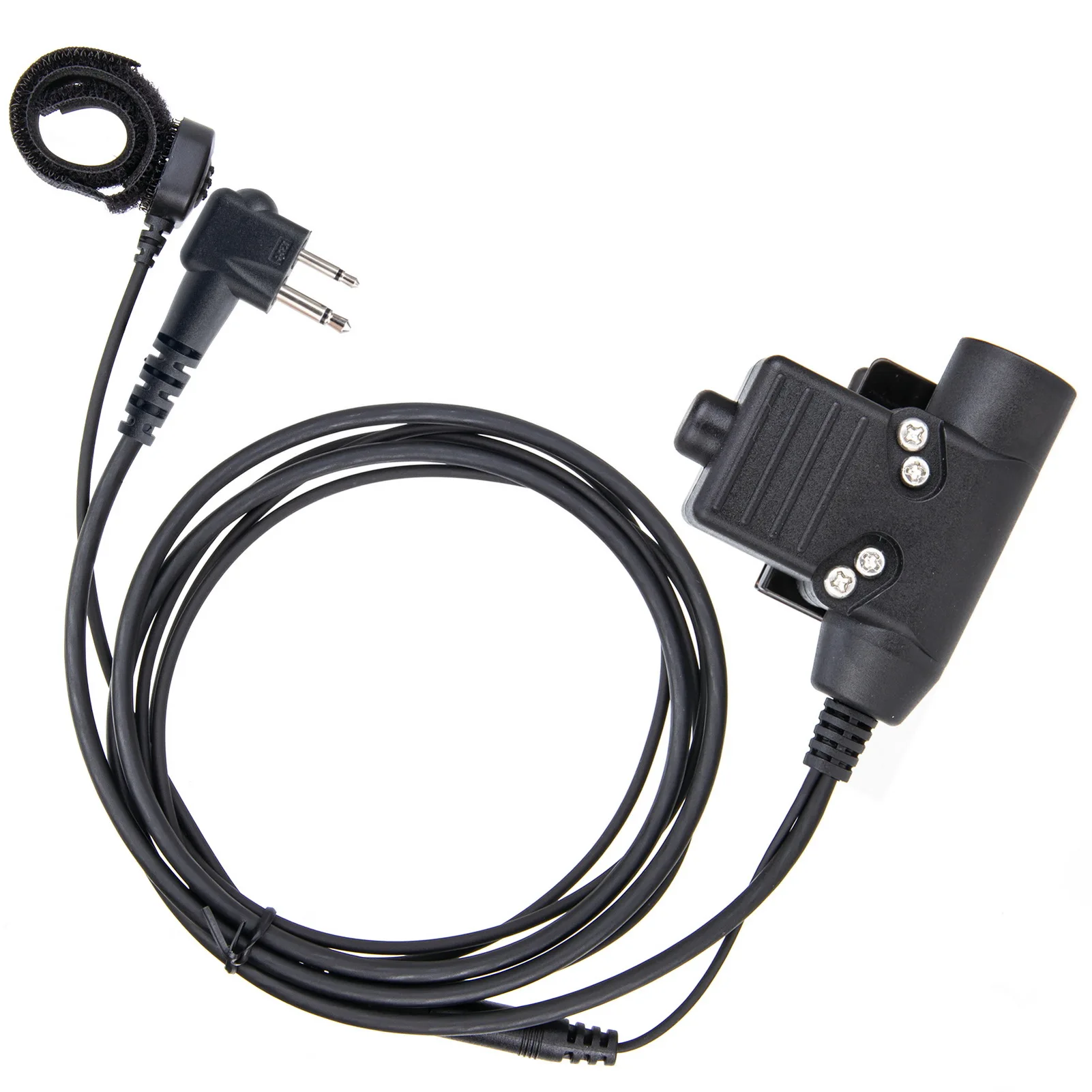 Motorcycle Bike Fighting Helmet Bone Conduction walkie talkie Headset with Finger Microphone and U94 PTT for GP-88 GP-2000