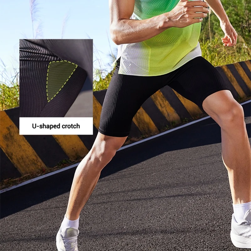 361 Degrees Men's Sport Shorts Moisture Wicking Five-point Tights Semi-elastic Breathable Comfortable 652522706