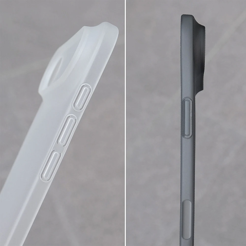 Ultra Thin 0.3mm Translucent Matte Black Hard Case, Slim PP Shell