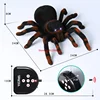 Electronic Animal pet Remote Control tarantula Eyes Shine smart black Spider Robot Halloween RC Tricky Prank Scary Toy Kid  gift 5