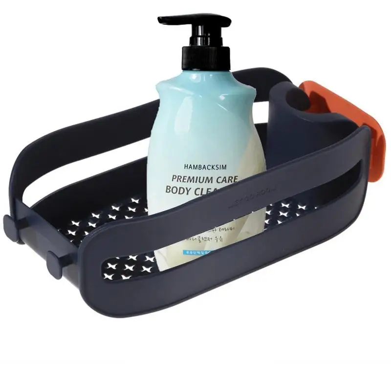

Home Sink Organizer Durable 2 In 1 Home Sink Storage Box Kitchen Sink Storage Holder For for Sponges Scrubbers Soap