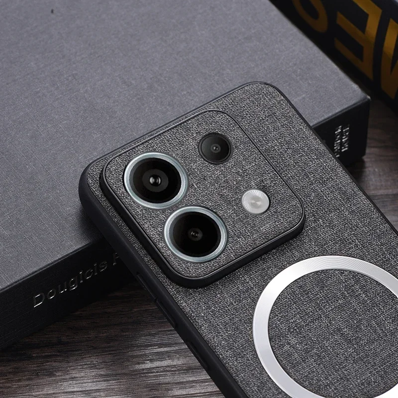 Premium Magnetic Charging Leather Case – Luxury Protection Cover