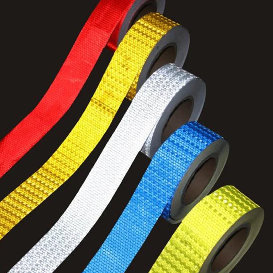 Reflective Safety Warning Tape for Vehicles - High-Visibility Protective Strip
