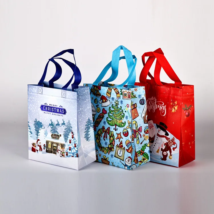 Christmas Gift Bags – Reusable Tote Bags for Party Favors S0a8588b6efe14cc483931eb30c960538P