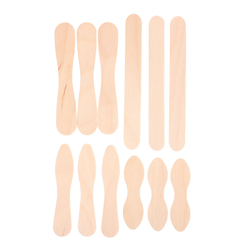 50Pcs Wax Waxing Disposable Sticks Wood Tongue Depressor Spatula Woman Wooden Body Hair Removal Sticks Beauty Toiletry Kits 5