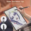 Touch Pen For Tablet Universal Pencil Capacitive Stylus Double Dual Silicone Head For iPad Android Smart Phone 6