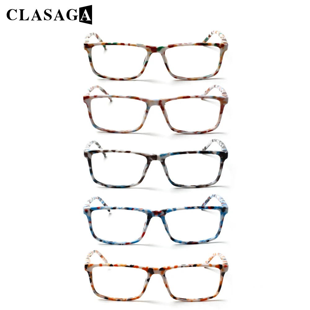 

Small Reading Glasses Women Men Square Ultralight Frame Readers Eyeglasses High Quality Spring Hinge with Diopter +1.0~+4.0