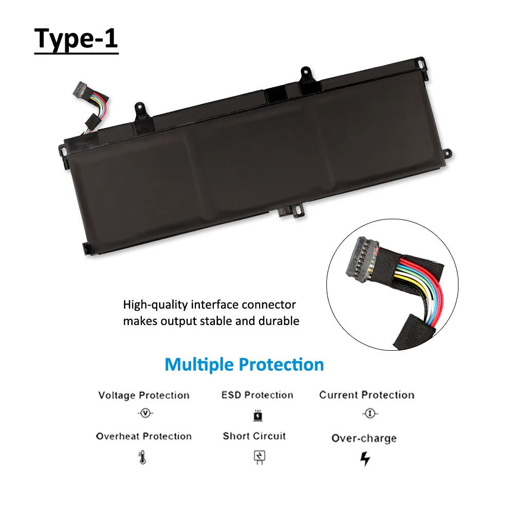 Kingsener T590 P53s L18m3p71 Bateria do Portátil para Lenovo Thinkpad Thinkpad T15 P15s Gen L18l3p71 L18s3p71 L20d3p71 Tp00104c - Imagem 2