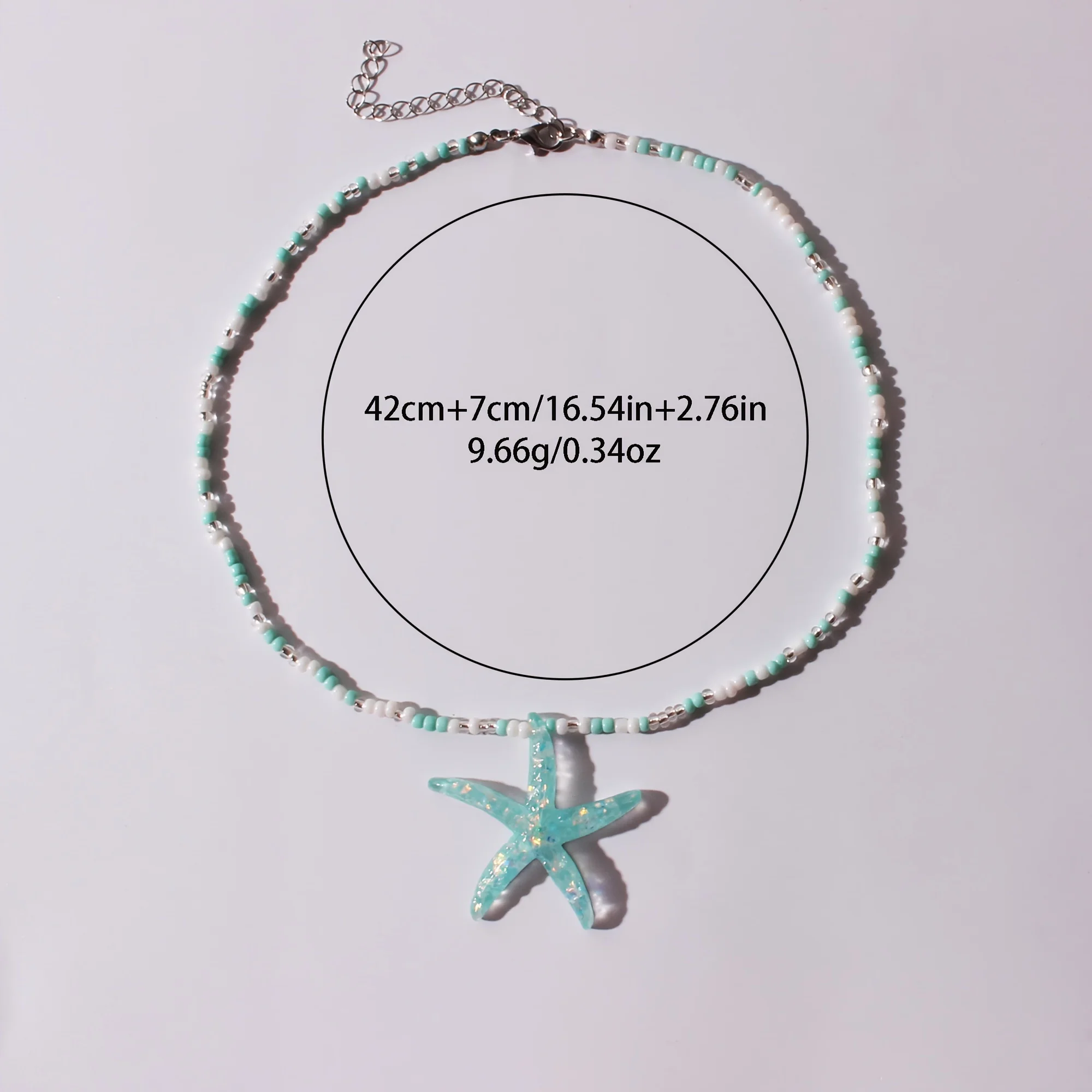 Glittering Lagoon Starfish Necklace S0a85cc442ad24c1cbdef02f6fa442c5bD