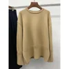 LUXURY-Sweater for Women, Casual Loose Blend, Round Neck, Long Sleeved Knit Top, Nordic Style, Spring and Winter, 2025 5