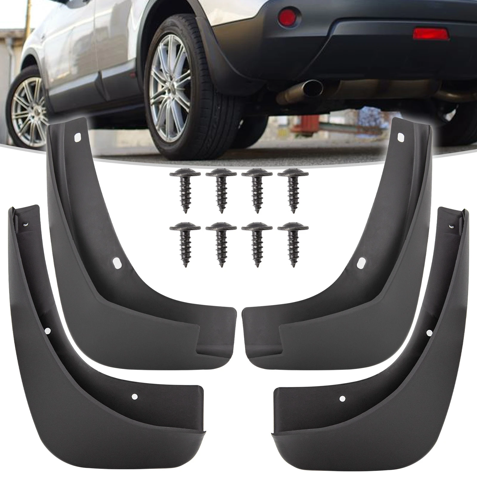 For Nissan Qashqai/+2/Dualis 2007 2013 J10 Car Mud Flaps Splash Guards