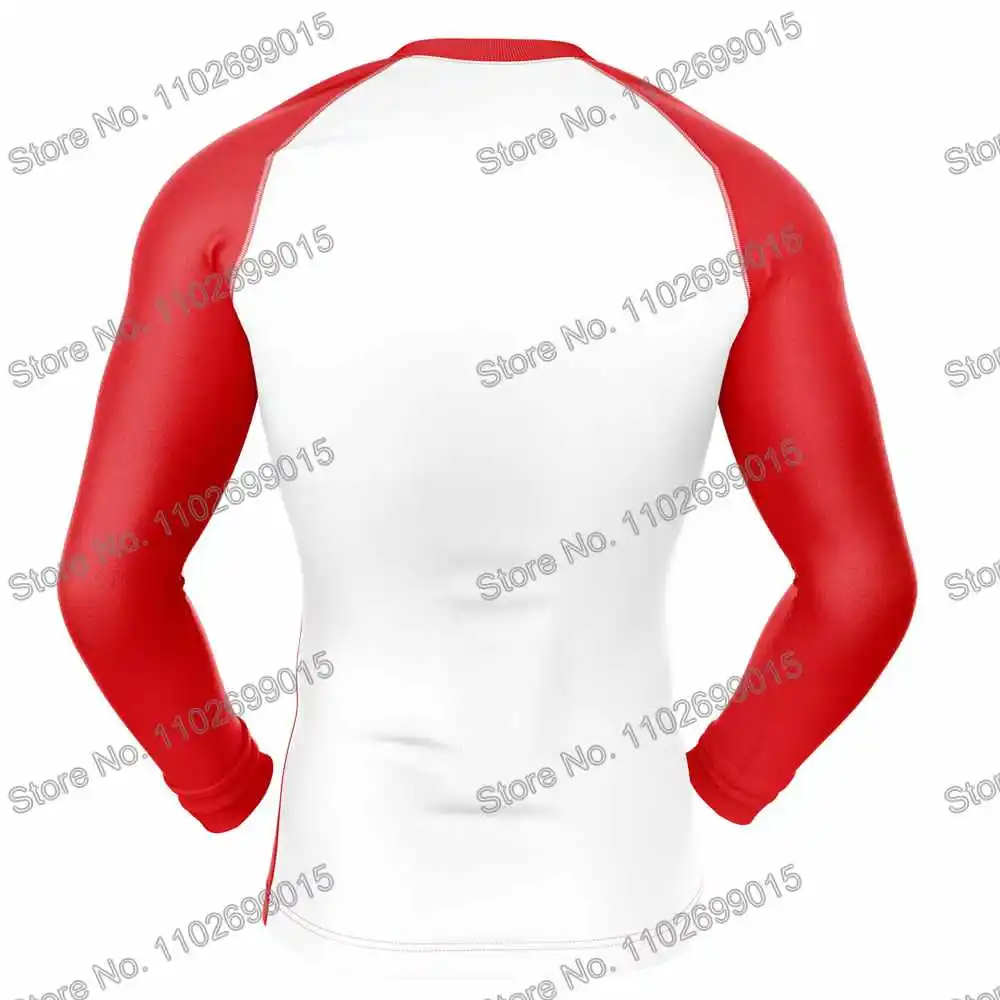 One Punch Man Diving T-Shirt Tight Long Sleeve Saitama Oppai Rash Guard Swimwear Men UV Protection Surf Clothing Beach Floatsuit