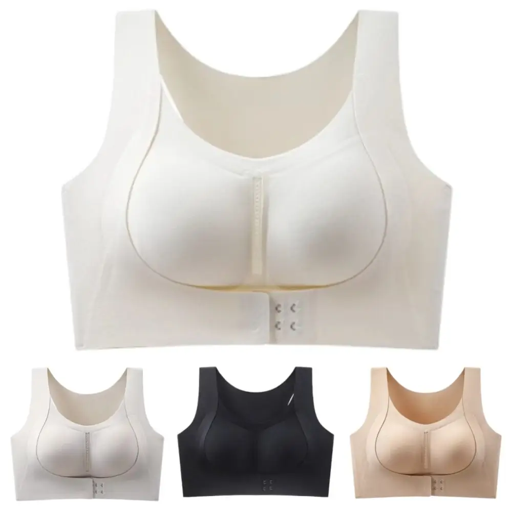 2 in 1 Posture Corrector Bra Adjustable Full Cup Front Closure Bra Shockproof Comfortable Women Seamless Bras Sports Fitness 5