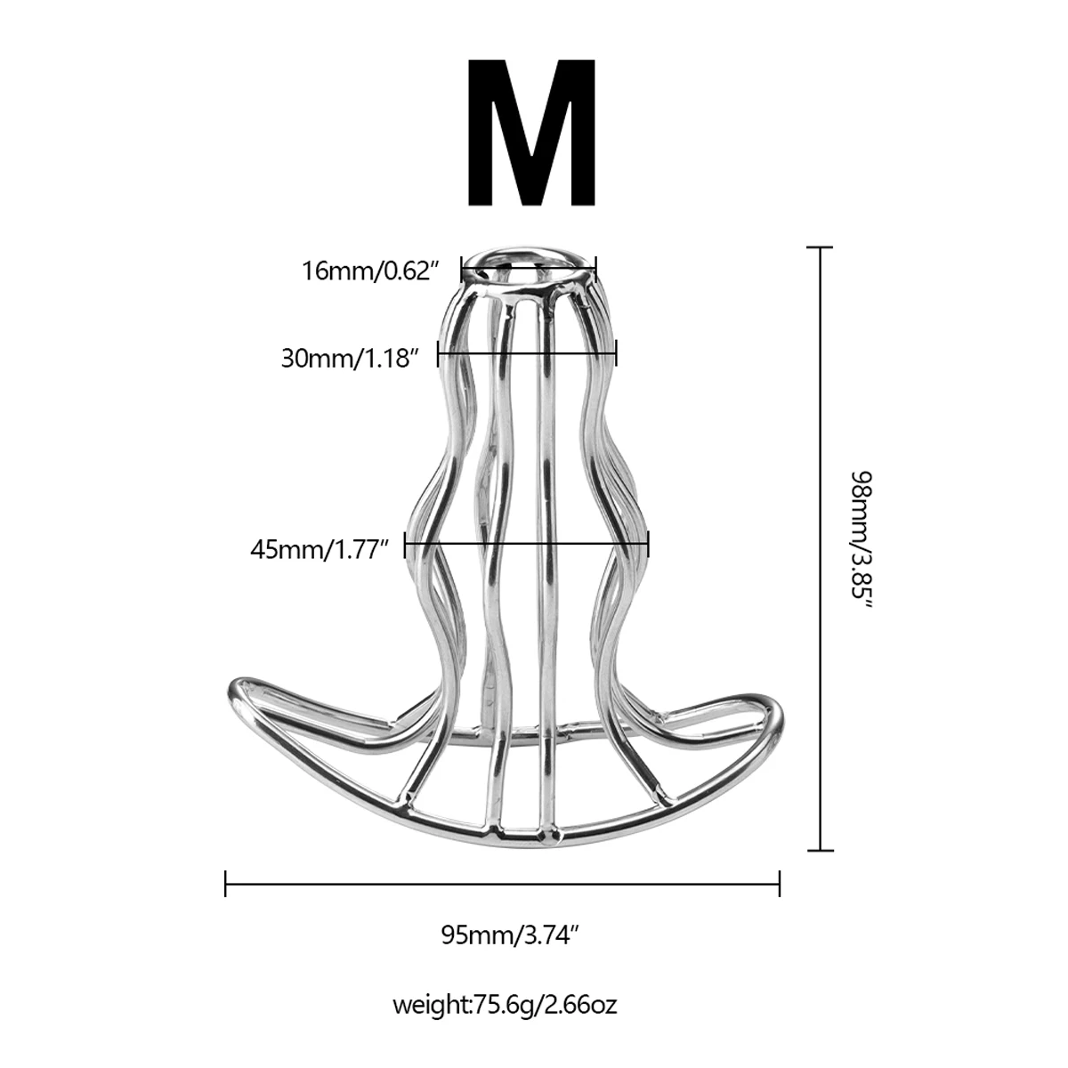 Hollowed-out Metal Anal Plug,Vagina Speculum,Anal Expansion Training,Anal Masturbation Toys,Prostate Massage,Adult Sex Toys_voghion.com