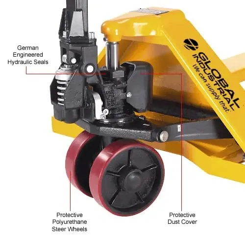Industrial Pallet Jack, 5500-Lb. Capacity Pallet Truck - 27" W x 48" L Forks 6