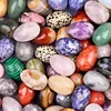 30mm Egg Crafts Natural Stone Crystal Ornament Amethyst Quartz Massage Gem Energy Mineral Specimen Jewelry DIY Home Decor Easter 1