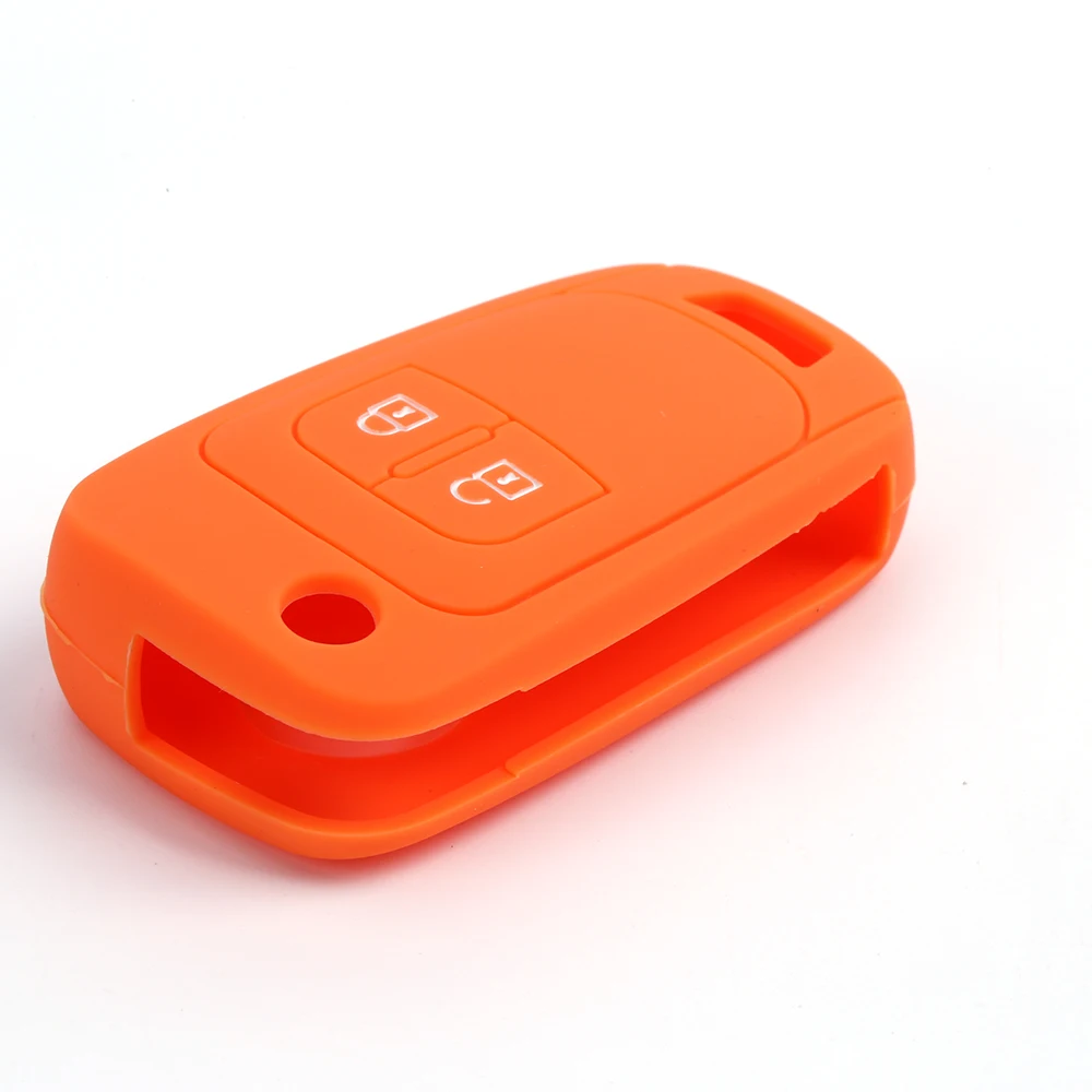 Silicone Car Remote Key Cover Case 2 Buttons For Opel Astra J Corsa D Zafira C Mokka Insignia Cascada Karl Adam Meriva For Buick
