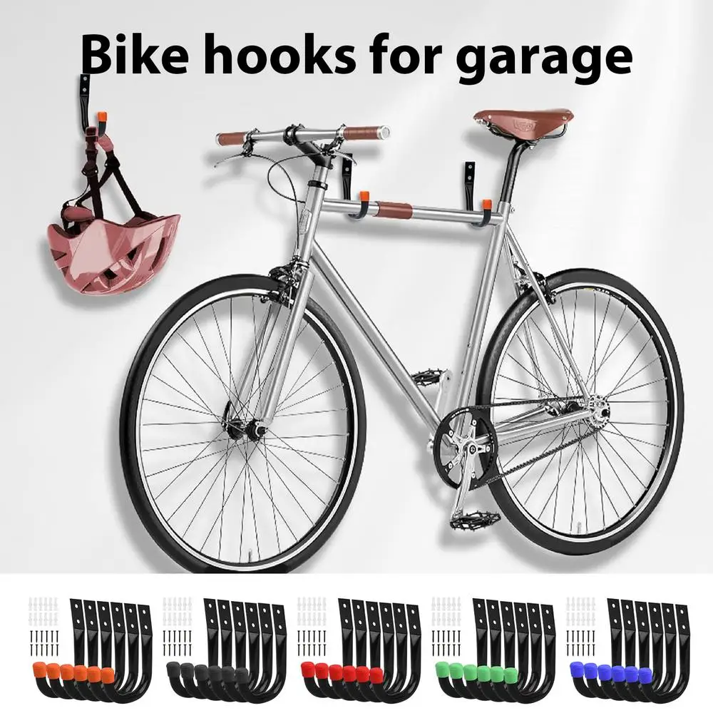 Description Picture 3 of item6PCS/Set Bike Wall Mount Hooks Bicycle Support MTB Road Bike Parking Hanging Holder Stand For Cycling Bike Accessories