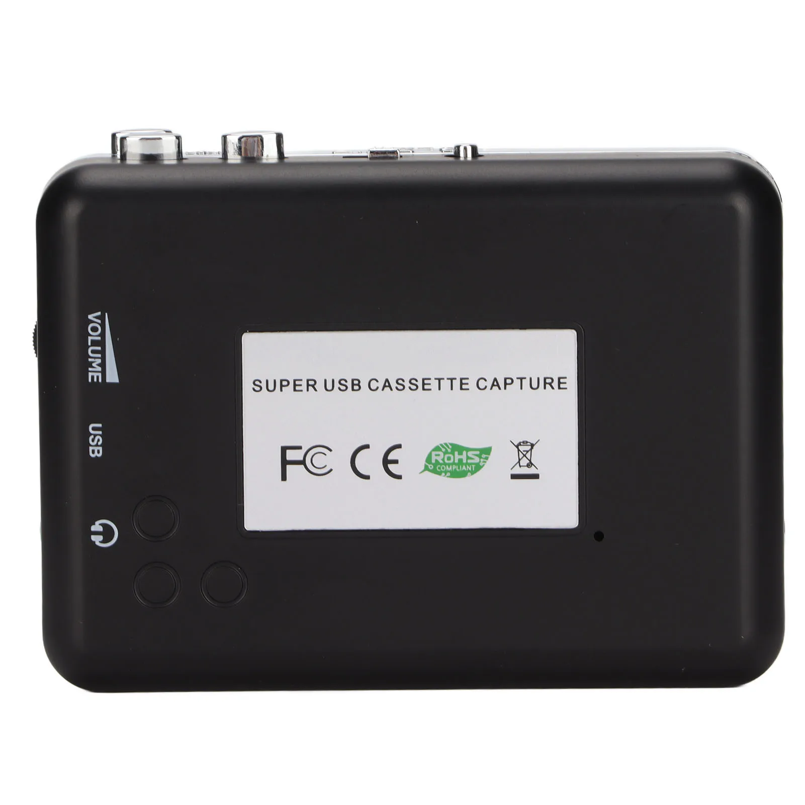 Portable Cassette Player Tape to MP3 Converter Stereo 3.5mm Portable USB Cassette Player with Earphone for Laptop PC