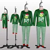 Xmas Matching Family Pajamas Elf Set 2025 Xmas Green Cotton Print Pjs Adult Child Clothing Outfit set Baby Jumpsuit+Dog Clothes 3