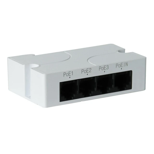 1 To 3 Port Poe Extender Passive Cascadable IEEE802.3Af For IP Port  Transmission Extender For POE Switch NVR IP - AliExpress