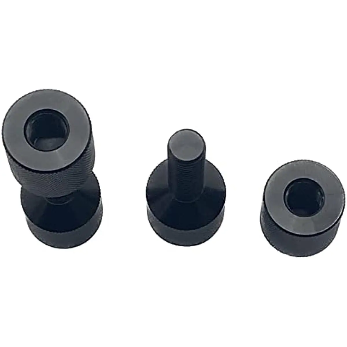 1-1/8" Two Hole Alignment Pin Set Carbon Steel Black (2 Pack)
