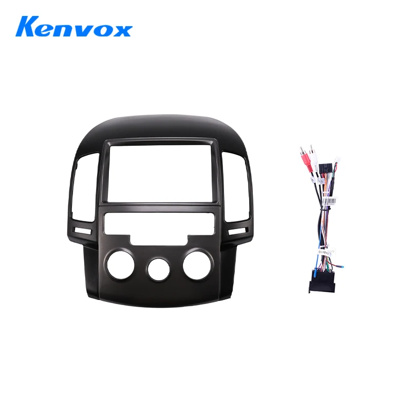 

For Hyundai i30 MANUAL 2007 - 2011 Car Radio DVD Stereo Fascia Frame 2 Din 9‘’ Audio Fitting Adaptor Panel Dashboard Mount Kit