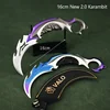 16cm Valorant Weapon Big Melee Reaver 2.0 Karambit Knife Metal M4 Game Peripheral Samurai  Alloy Model Desktop Display Gift Toy 1