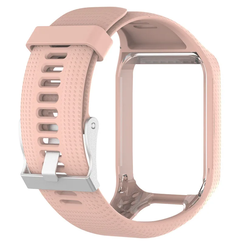 Silicone Replacement Wrist Band Strap For TomTom Spark Runner 2 3 Spark3 Cardio Music GPS Watch Bracelet For Adventunrer Golfer2 