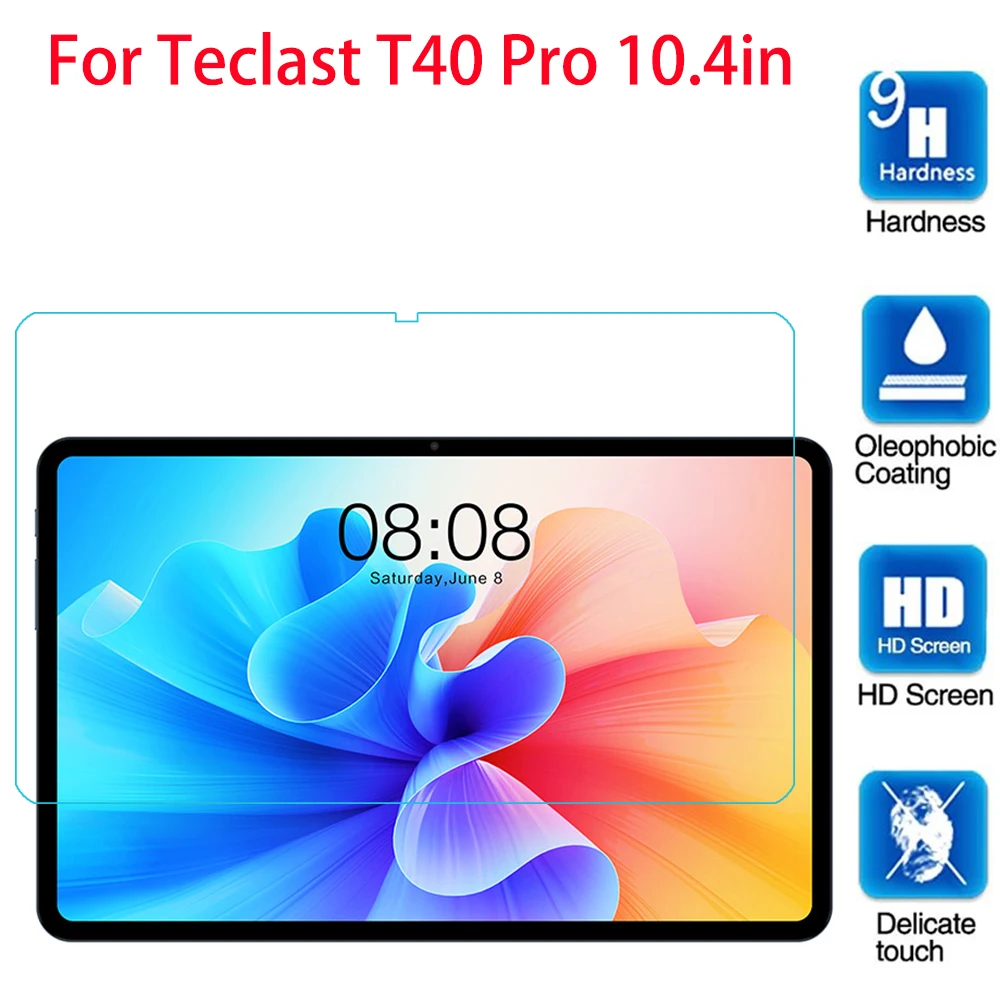 

1 упаковка закаленное стекло для защиты экрана для Teclast T40 Pro 10,4 ''планшета